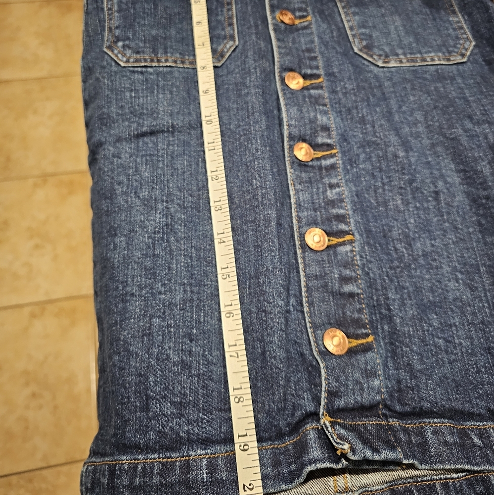 J.crew denim skirt